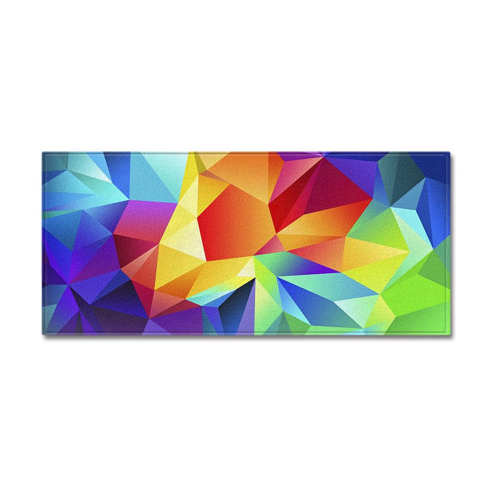 Kitchen Geometric Shape Floor Mat Door Mat Carpet Floor Mat