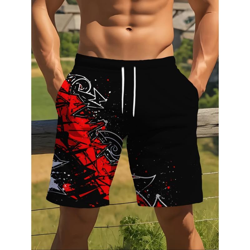 Men s Comfortable Breathable Sports Shorts Polyester Fiber Hand Wash or Dry Clean Micro Stretch Casual Wear M