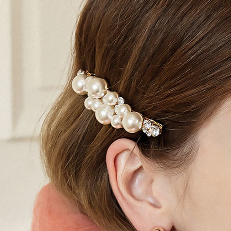 

Dana Burton Radiant Pearl Cubic Hairpin pearl