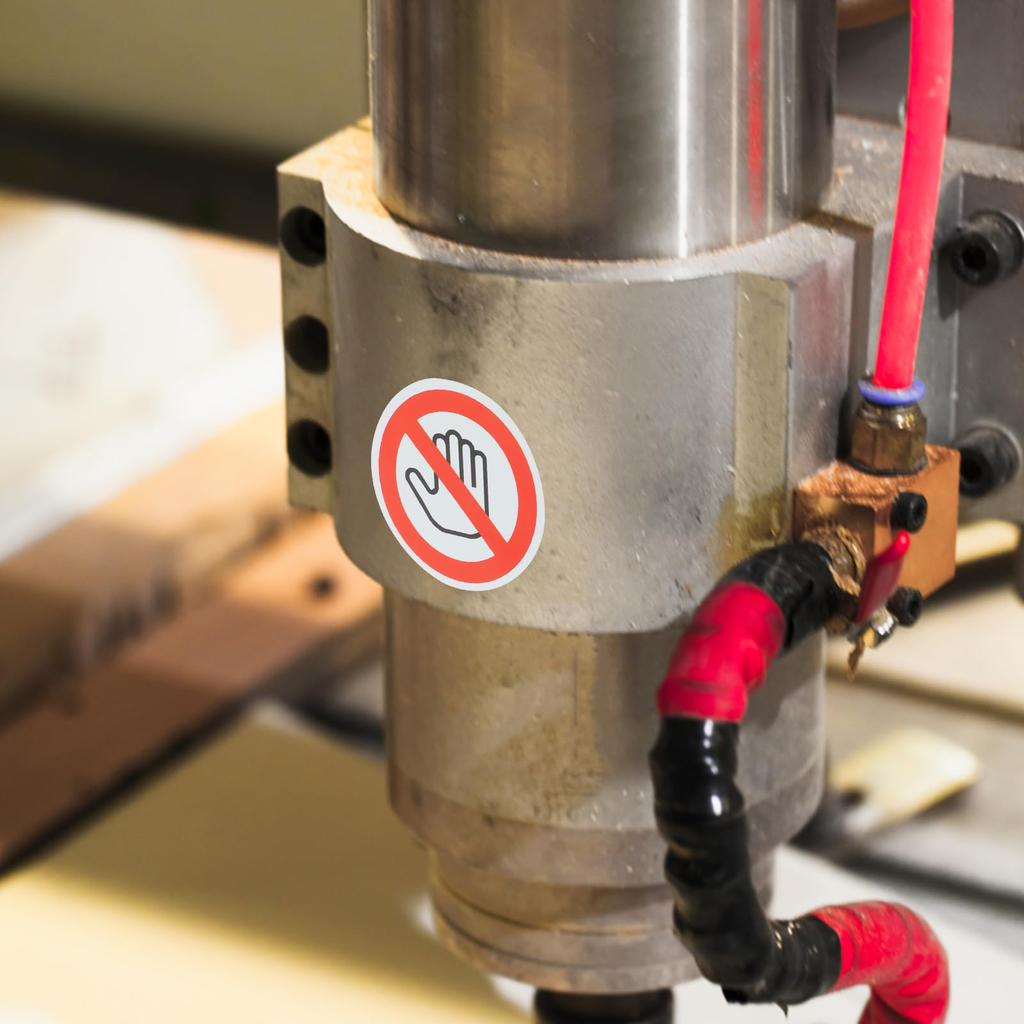 Sewrroro Label Warning Vinyl Sticker Peelable Sticker Small Sign Do Not Touch Car Decal Sticker Danger, Do Not Touch Sticker Stop Adhesive Vinyl