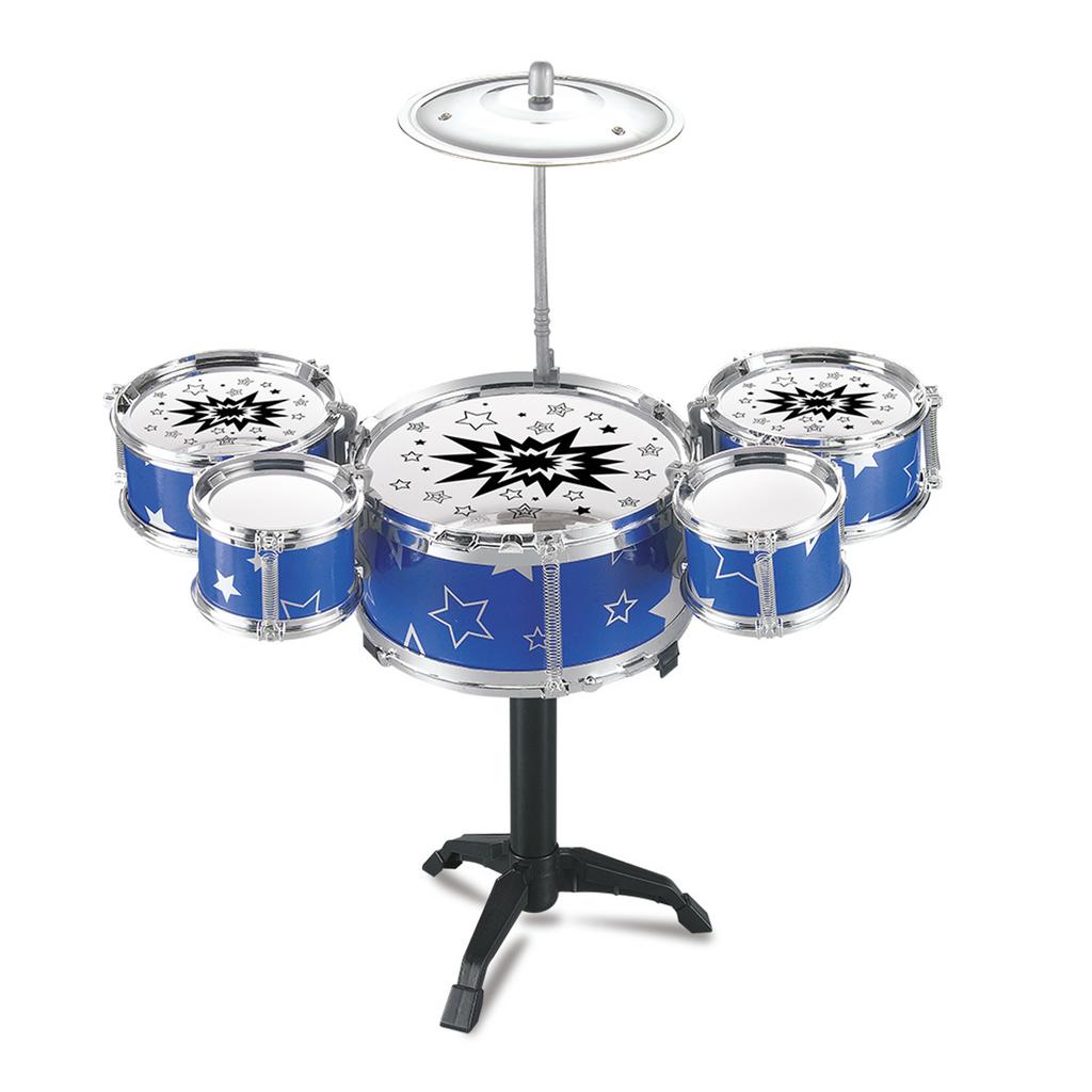 Mini Five-Drum Set Toys For Kid Puzzle Musical Instrument Playthings Gift For New Year Xmas drum set for kids