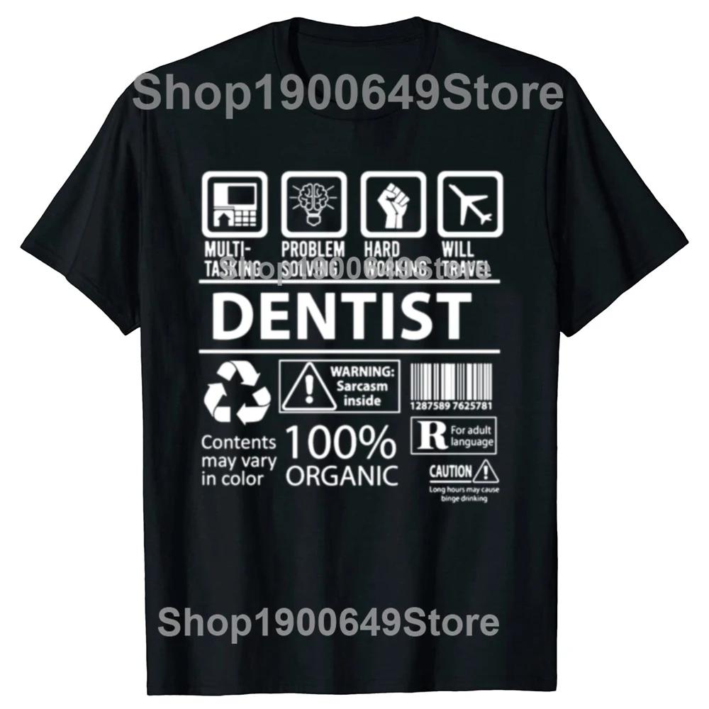 Male Tshirt Doctor Artist Equal Dentist Definition Noun Funny Shirt Euro Size T Shirt Fashion Tshirt Streetwear Camisetas