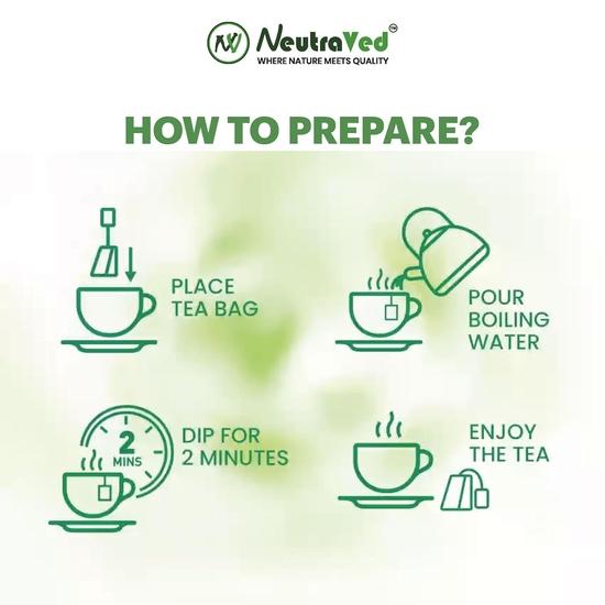 NeutraVed Premium Thyme Leaves - 40 Tea Bags | Thyme Tea Bags In Reusable Zipper Pouch | Fresh, Dust-Free with Distinctive Taste and Aroma | Pack of 1