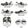 Bright Printed EVA Clogs for Women Men Ventilated Flexible Slip On Garden Shoes Beach Pool Bathroom Home Leisure Sandals Soft Fit
