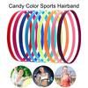 Kadın ve Erkekler İçin İnce Spor Saç Bantları Kaymaz Yoga Saç Bandı Futbol Basketbol Futbol Tenis Ve Golf İçin Esnek Ter Bantları