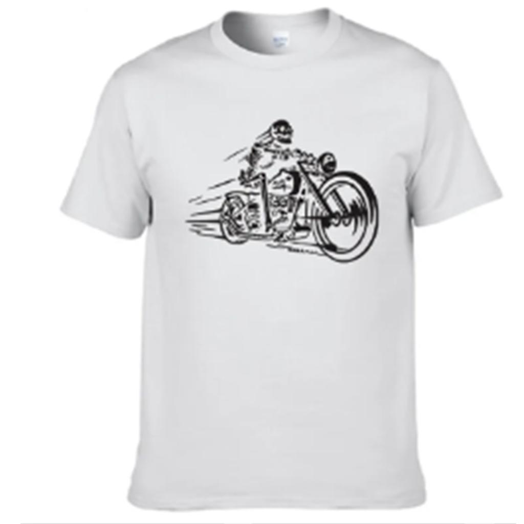 New Style Casual Customized Printed Clothes Tshirt Unisex Shirt Motorcycle Biker Hip Hop Summer Tshirt Cool Tops Tees S5xl