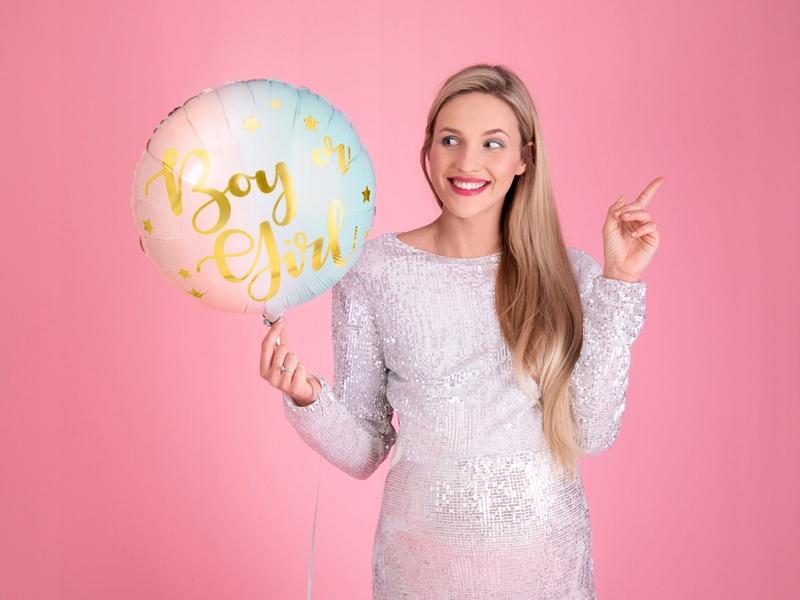 Boy Or Girl Foil Balloon, 35 , Mix