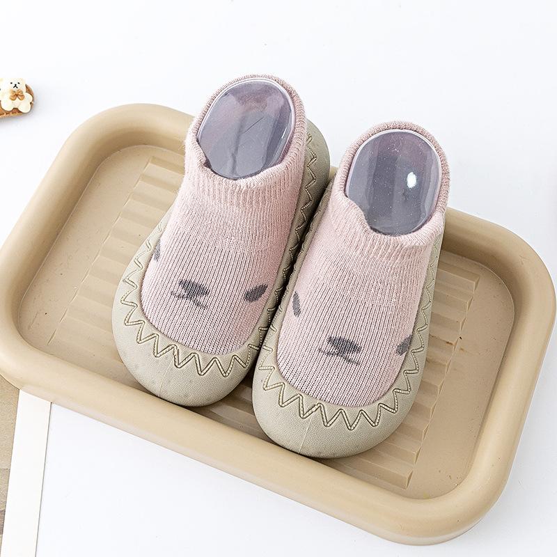 Babysocken Schuhe Atmungsaktiv Erste Schritte Eashi Rutschfest Warm Zehen schützen Outdoor Sneaker Zapatos Kleinkind Junge Schuhe Babyschuhe