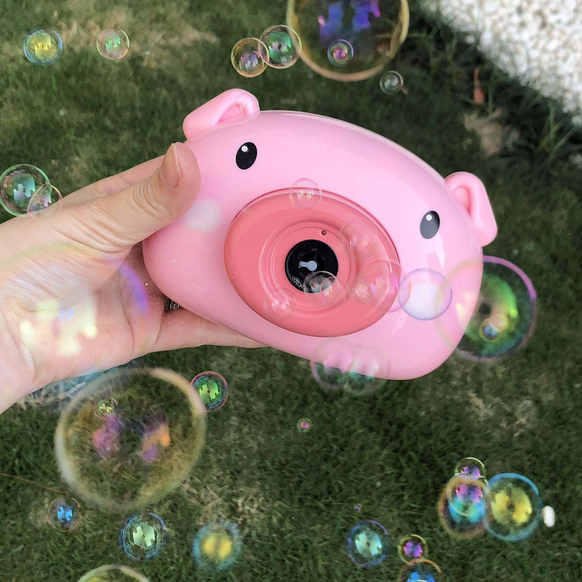 

Электрическая машина для выдувания пузырей в виде медведя, Та же камера для выдувания пузырей в виде свиньи, Игрушки для детей для игр на открытом воздухе