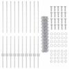 Chain Link Fence with Posts 10 x 1 m (W x H) Hot Dip Galvanized Steel