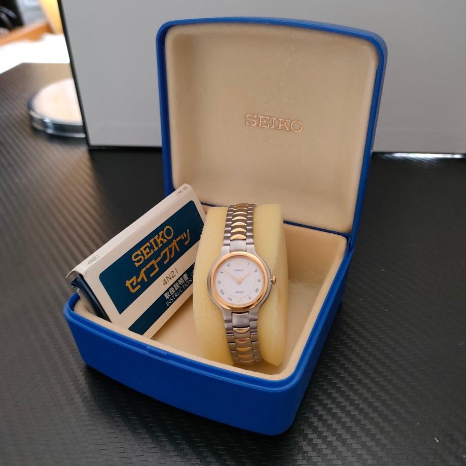 [USED] Working SEIKO CREO Antimagnetic QZ