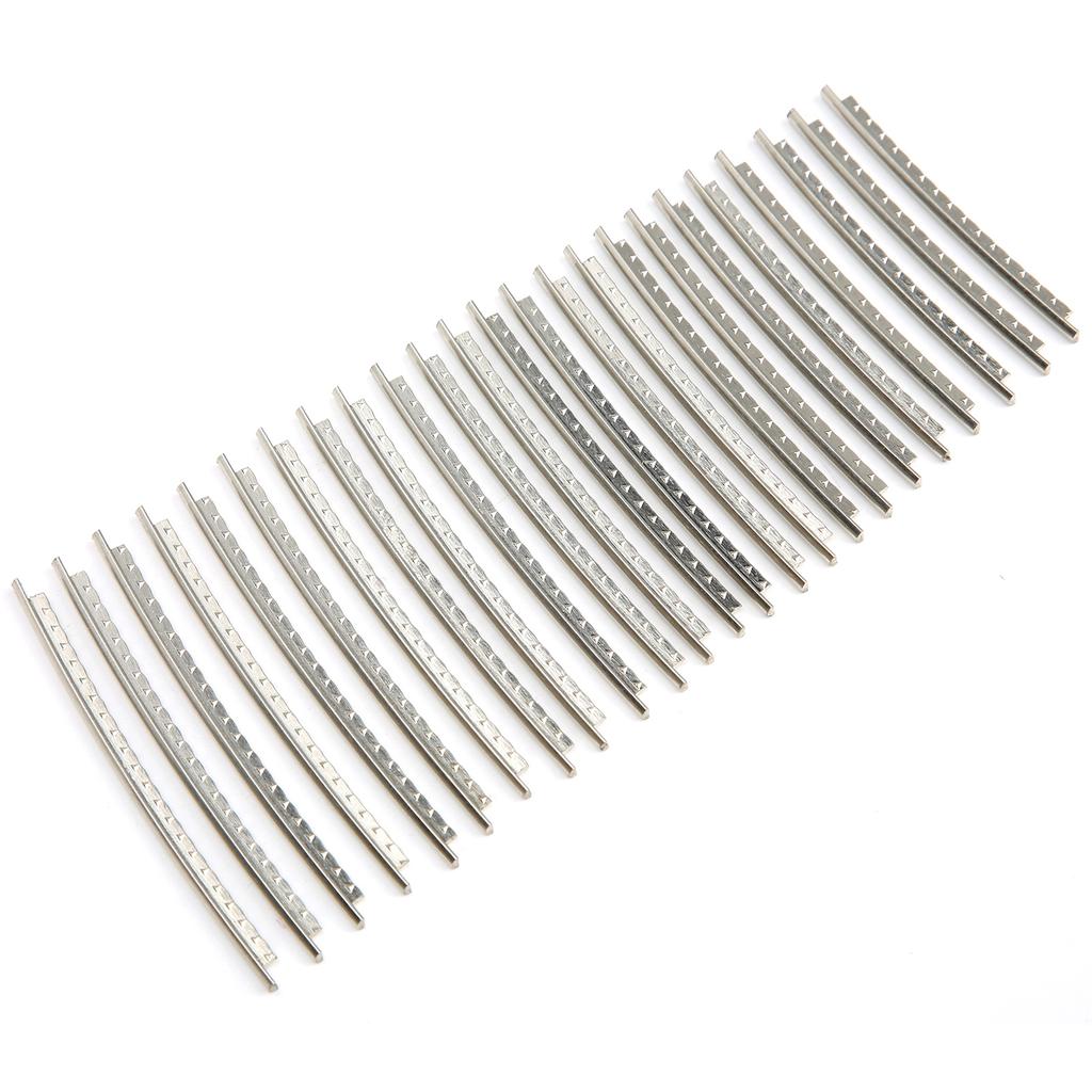 24Pcs Guitar Fret Wire Set Cupronickel for Fender Gibson Replacement Accessories 2.7mm