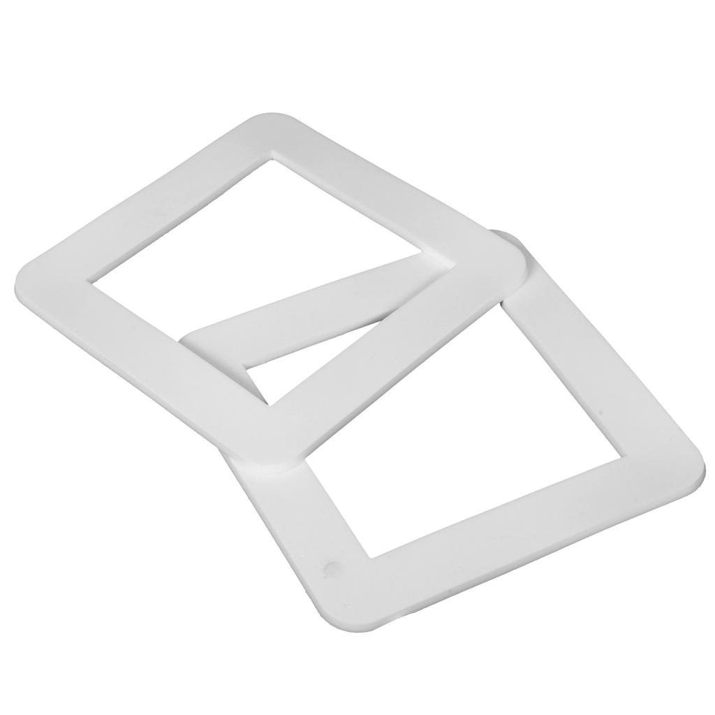 2Pcs Switch Protective Silicone Cover 86x86mm Decorative Wall Outlet Plate Rocker Switch Covers for Bedroom Living Room
