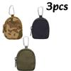1/2/3PC Tactical Pouch Key Wallet Holder Men Outdoor Portable Key Bag Coin Purses Bag Keychain Zipper Pocket Outdoor Key Bag