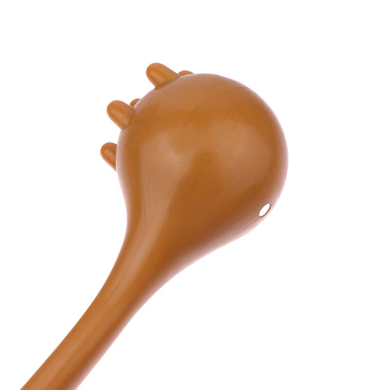 1 Pcs Manual Back Massage Hammer Tool, Silicone Long Handheld Hammer For Body Legs Arms Back Knock Scratcher For Home Office Gym