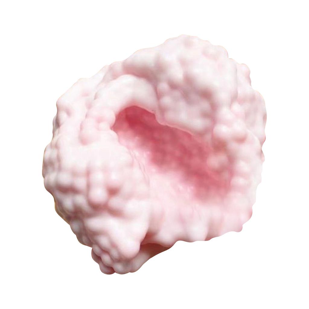 Decompression Ball, Stress Relief Milk Ball Noisy Ball Soft Toy Toy, Plastic Vacuum Ball Decompression Ball Adult