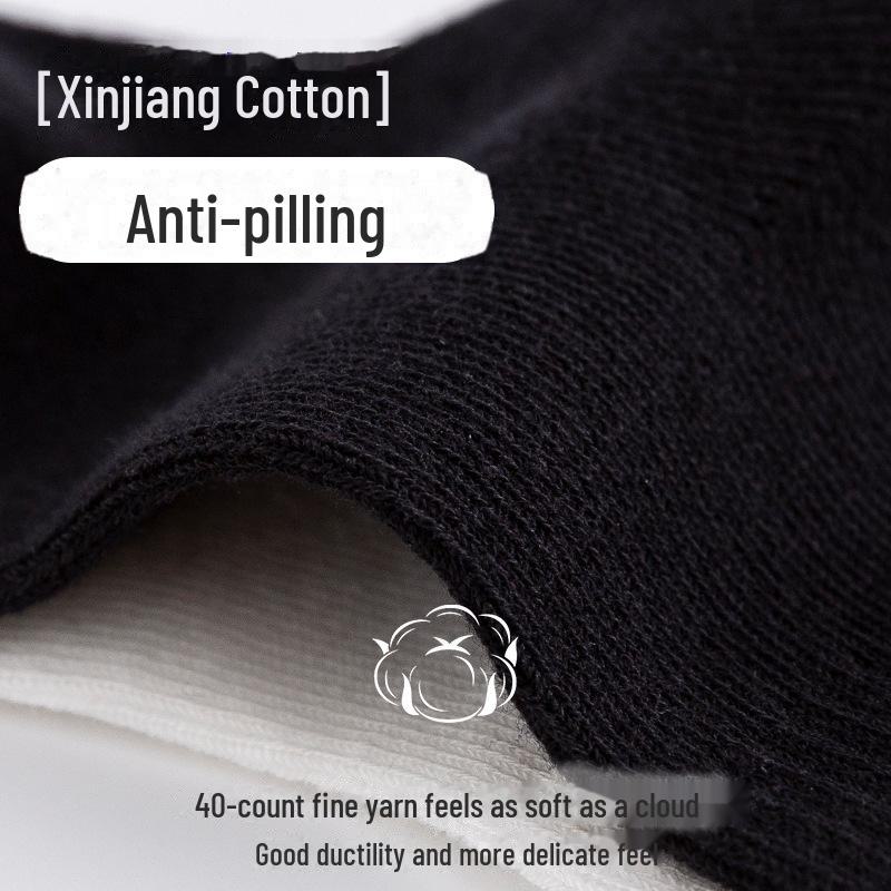 Kids' Pure Cotton White Mid-Tube Socks for Spring and Summer - Unisex Baby and Student Sport Socks