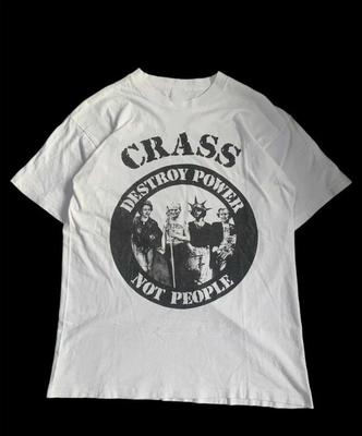 Crass Band White Cotton Adult T-Shirt, Crass Unisex Shirt S-5XL Q3512