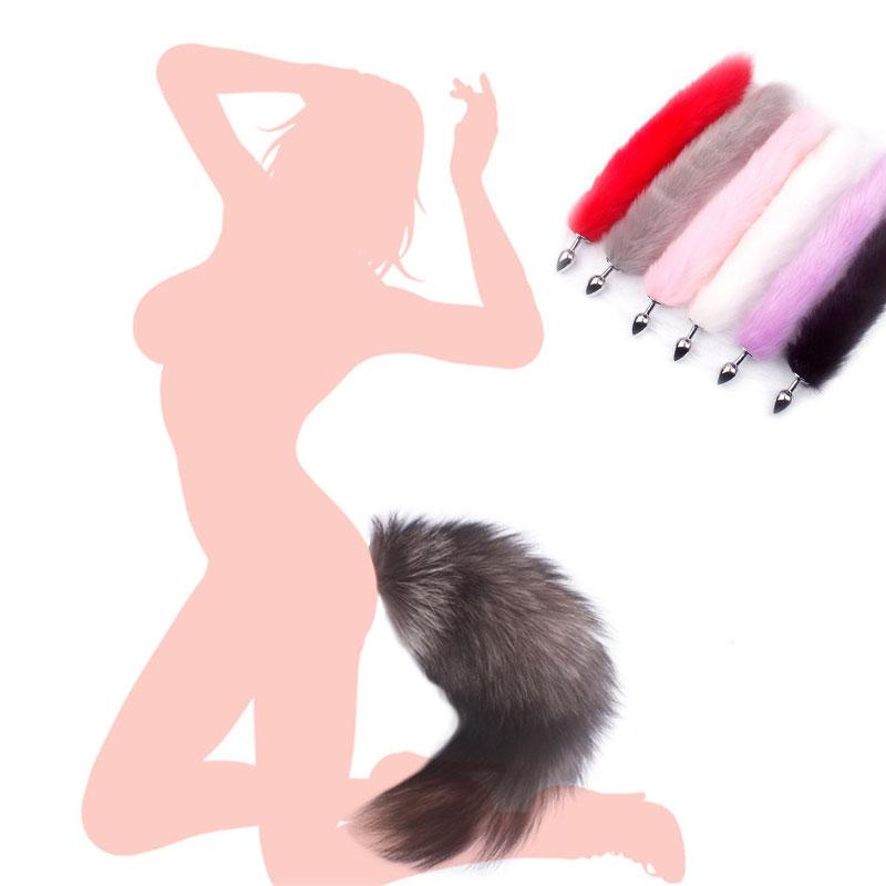 Sexy Fox Anal Plug Schwanz Anal Spielzeug Für Frauen Erwachsene Sex Produkt Männer Butt Plug Edelstahl Anal Plug Cosplay sex Spielzeug Für