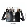 Barber Scissors Bag Hairstylist Waist Bag 7 Slot Scissor Holder Bag PU Leather Tool Bag for Scissor Hair Clips Combs