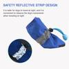 4pcs/set Waterproof Winter Pet Dog Shoes Anti-slip Rain Snow Boots Warm For Smal