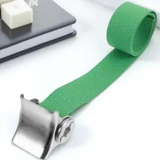 Heavy Duty Oil Filter Strap Wrench Anti-Slip Canvas Band Stainless Steel Efficient Removal Tool for Motorcycles and Cars