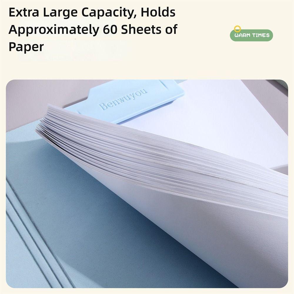 Foldable File Folder Vertical Writing Pad New Document Holder  Students