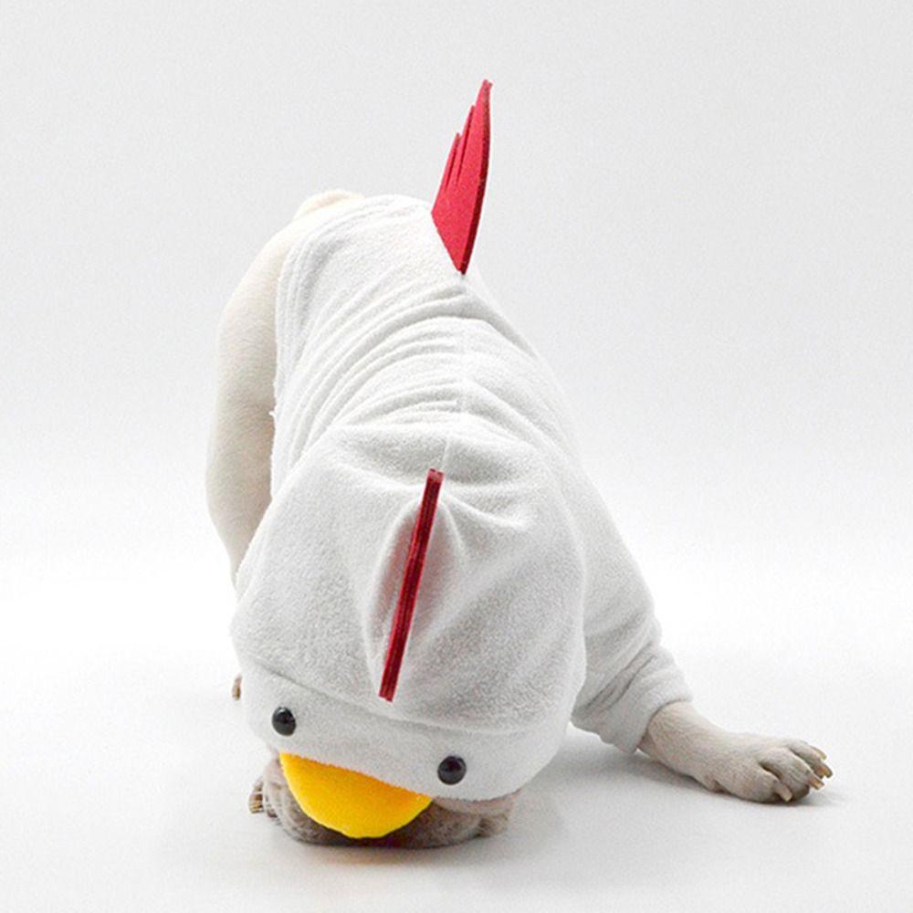 Funny Puppy Halloween Chicken Coat Polyester Dog Cosplay Costume  Pet Supplies