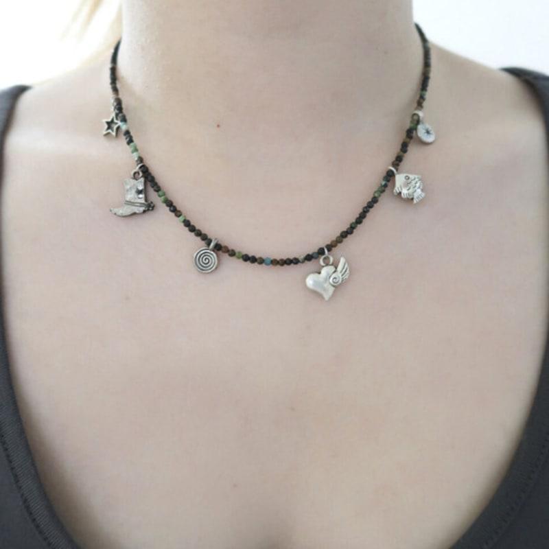 821WEBSERVICE Vintage Turkey Necklace