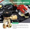 Batterie-Ausschalter Auslaufschutz Schnellabschalter Dreh-Trennschalter Isolator für Batterien bis 17 mm Autozubehör