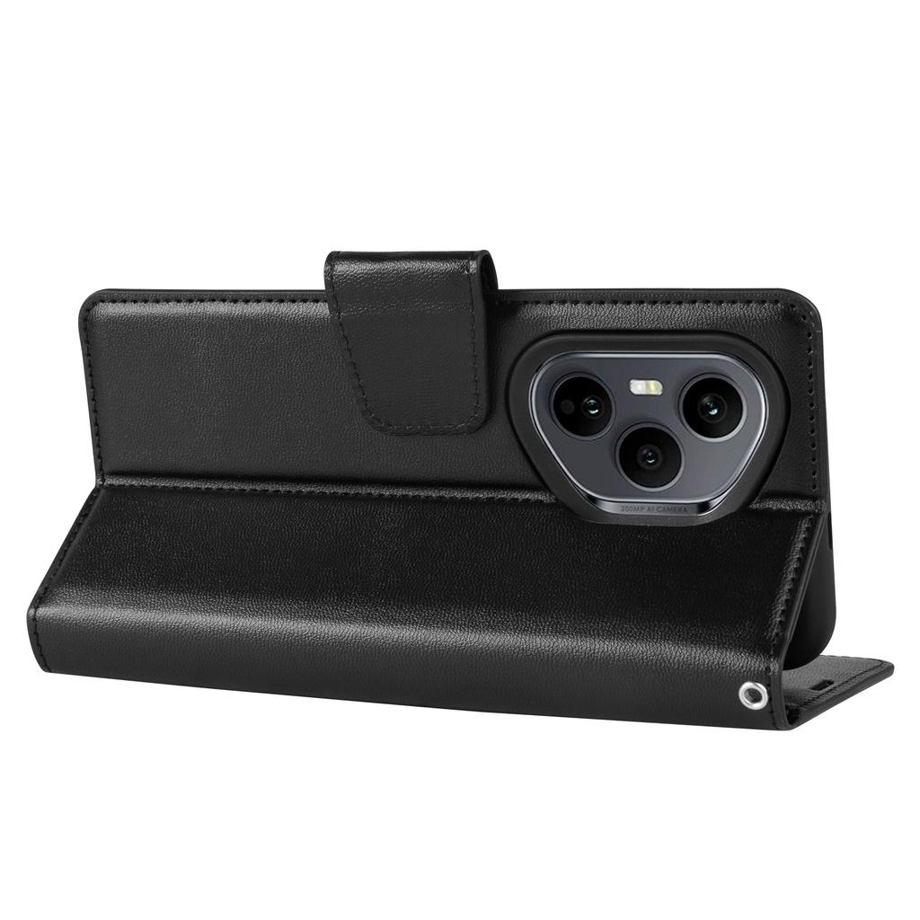 HANMAN Mill Series for Honor 400 Pro 5G (Global) Case Wallet Stand PU Leather Phone Cover