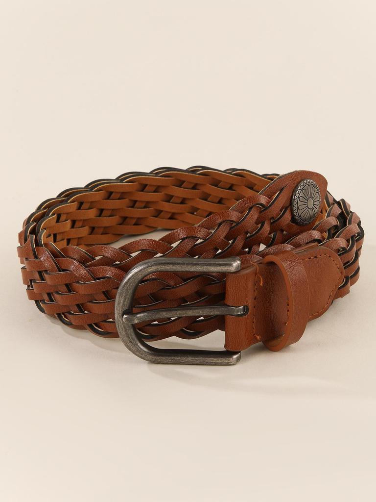 Women's Retro Bohemian Handwoven Leather Belt: Fashionable, Versatile, Waist-Cinching Accessory