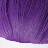 Rumi Cosplay Synthetic Wig Pre Braided Purple Woman Hair 105cm Fluffy Yaki Ponytail  Anime Heat Resistant Wigs