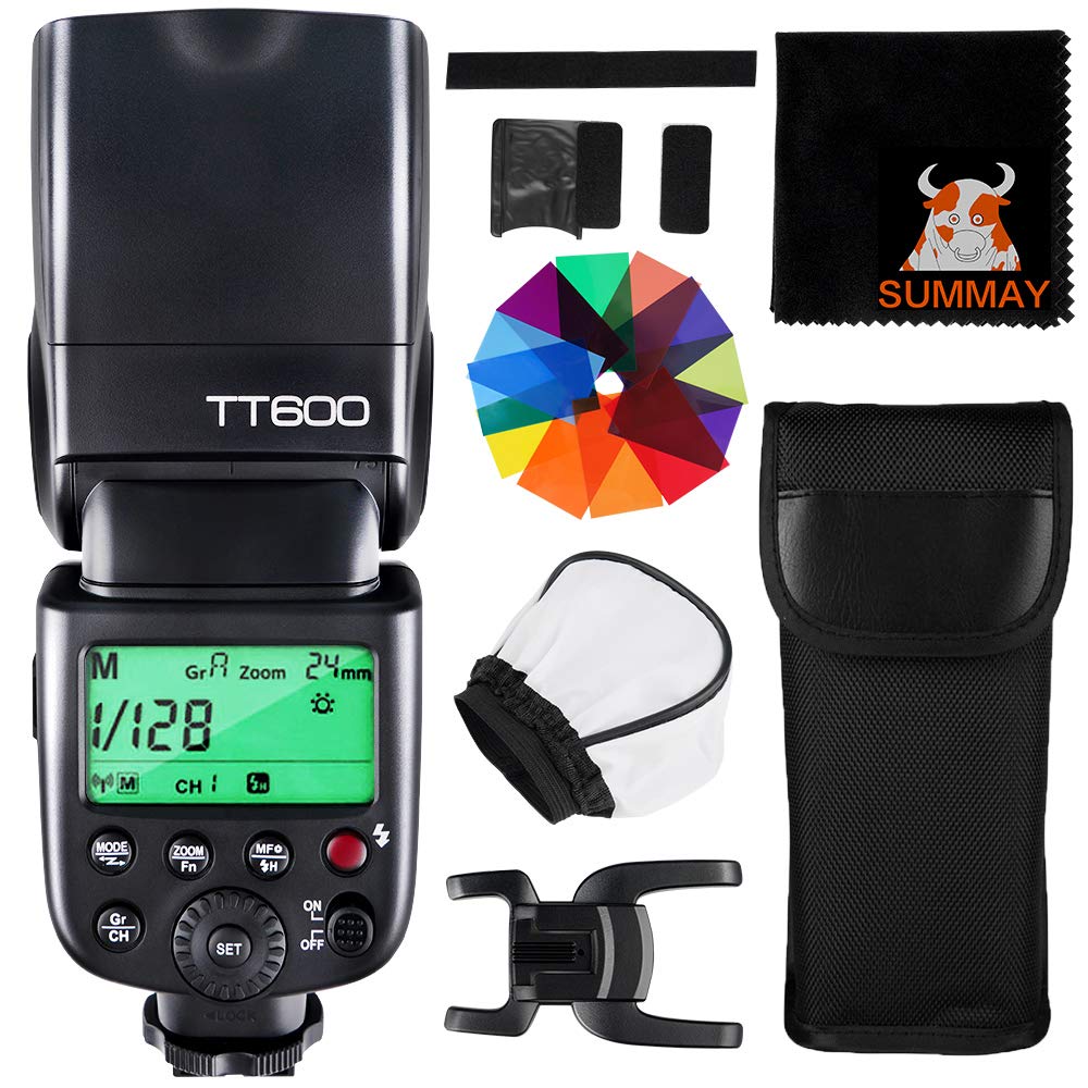 Authorized Agent Japanese Instruction GODOX TT600 Strobe Guide Number 60 Flash Speedlight Compatible with Digital Cameras Such As Canon Nikon Fuji