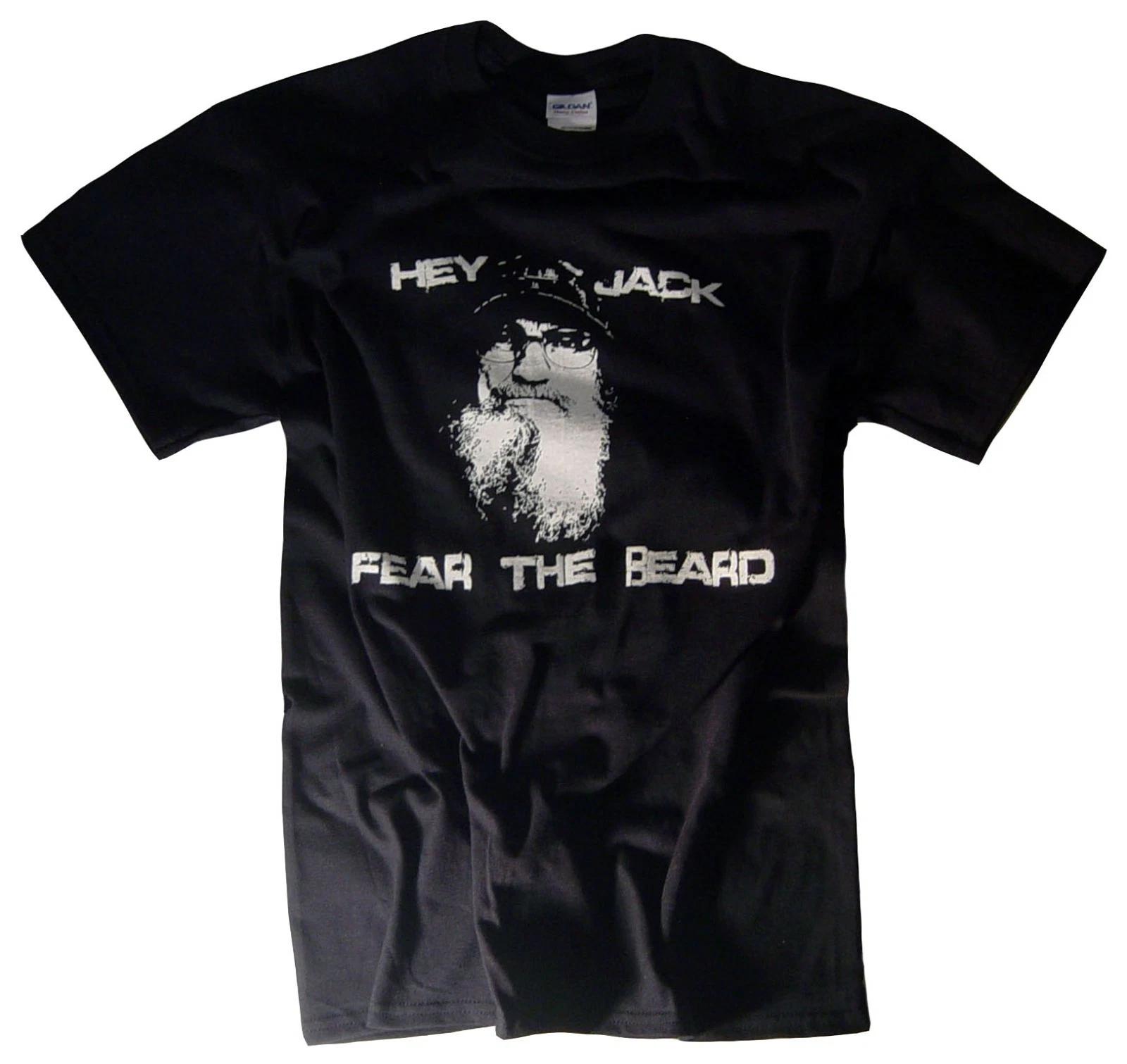 Duck Dynasty Shirt Fear The Beard T-Shirt Gifts Merchandise Womens Mens Apparel 2XL