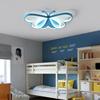 Children's lamp Pink butterfly ceiling lights girl boy's room LED ceiling lamp living room kindergarten decor Light fixture