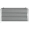 Plant Pot Light Grey 100 X 100 X 45 Cm Steel