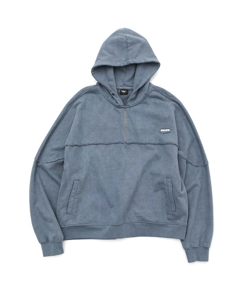 Half-Zip Hoodie_Blue