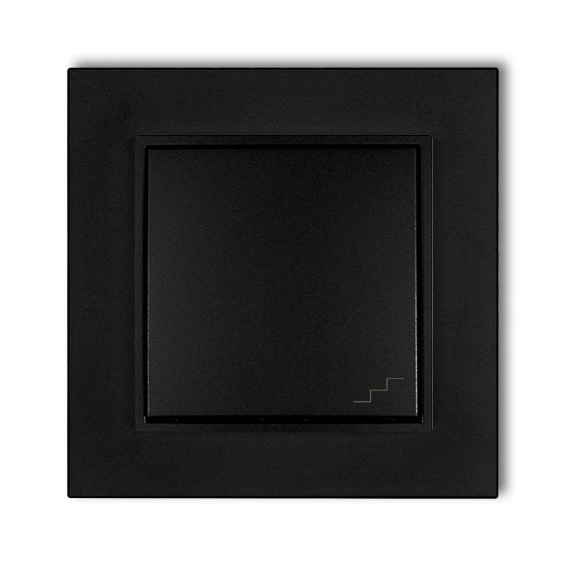 Staircase switch with frame karlik mini, matt black