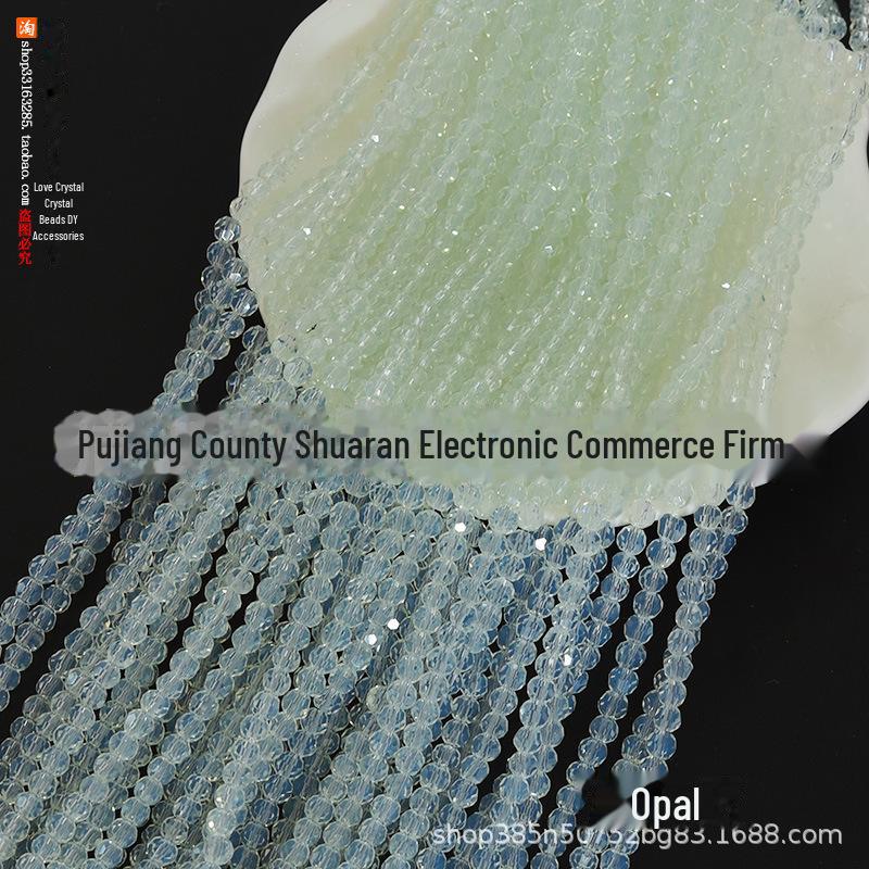 Crystal Globe Beads: 4mm DIY Jewelry, Tassel, Clothing & Luggage Accessories