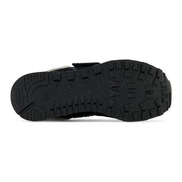 New Balance NB 574 Bequeme Dämpfung Abriebfest Niedrig geschnitten Kinder Lifestyle Schuhe Schwarz Grau Kinder's PV574EVB