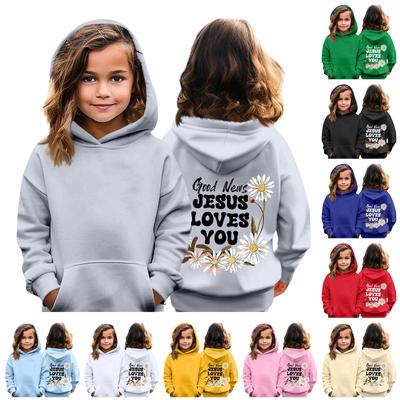 Kinder Hoodie Jungen und Mädchen Mode bedruckt Langarm Kapuzentasche Hoodie