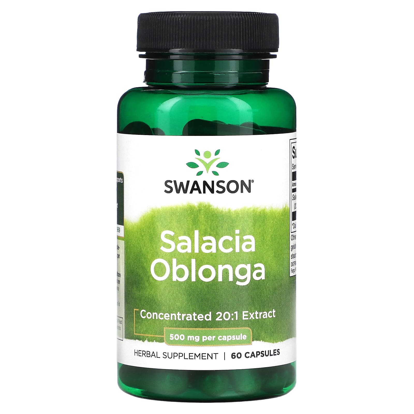 

Salacia Oblonga, 500Mg, 60 Capsules