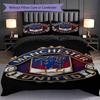 Emblema Manchester Glory Set da tre pezzi (1 * copripiumino + 2 * federa, senza nucleo) Set biancheria da letto 2D Piatto Regalo di Natale Compleanno