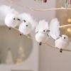 2pcs DIY Decor Artificial Bird Pendant Christmas Tree Decoration Artificial Foam Birds