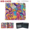 The Amazing Digital Circus Anime Full Color Bifold Wallet, Digital Circus Merch Short Card Holder with Multiple Card Slots for Men Women 1pcs