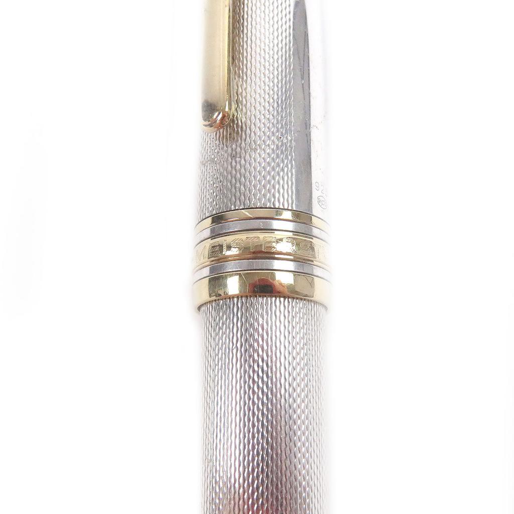 Very Good MONTBLANC fountain pen Solitaire 146 Silver SV925 mens Used