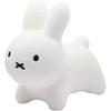 Ides Brunabonbon Plush Rabbit Toy White with Air Pump for Kids and Adults Indoor Play Equipment