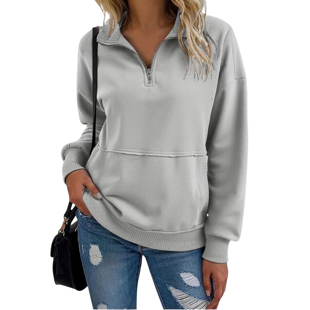 Women's -color Fashionable Long-sleeved Top