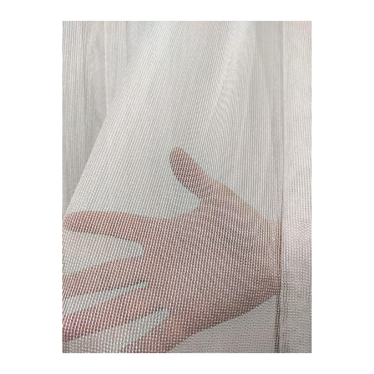

Тюлевая штора Ta elik, тяжелая, не требует утюга, складка толщиной 1/3 100 x 250 белый